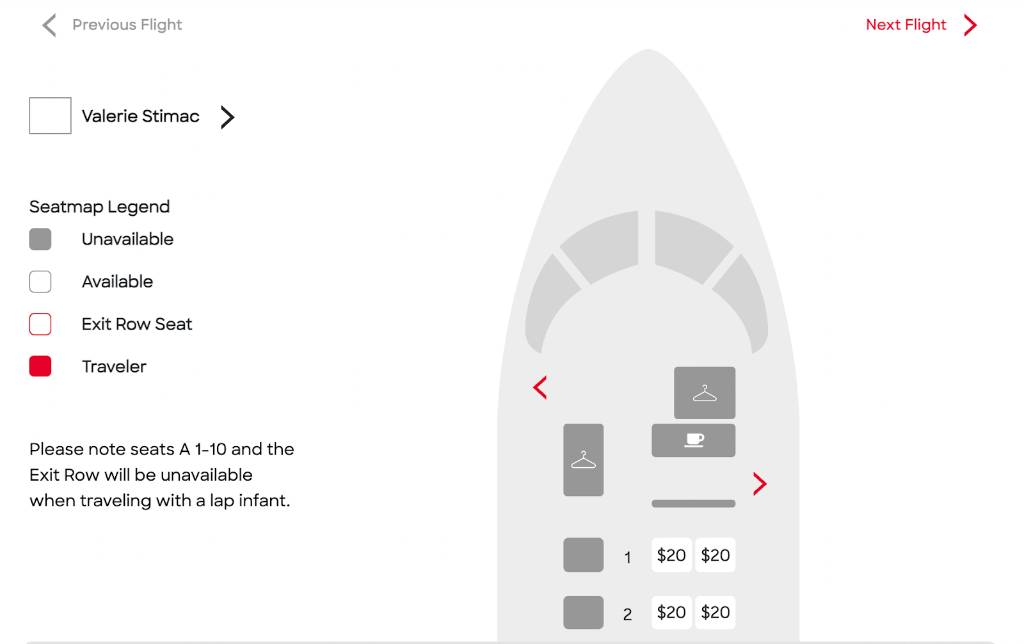 seat map on jsx.
