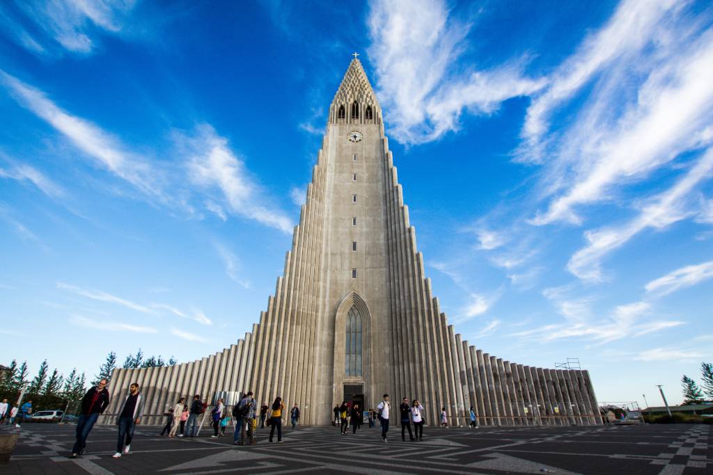 Reykjavik's iconic Hallgrimskirkja church.